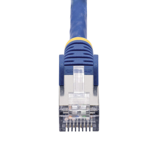 StarTech.com 2m CAT8 Netwerkkabel, Blauw, Snagless RJ45, 25G/40G, 2000MHz, 100W PoE++, S/FTP, 26AWG 100% Pure Koperdraad, LSZH, - Afbeelding 4