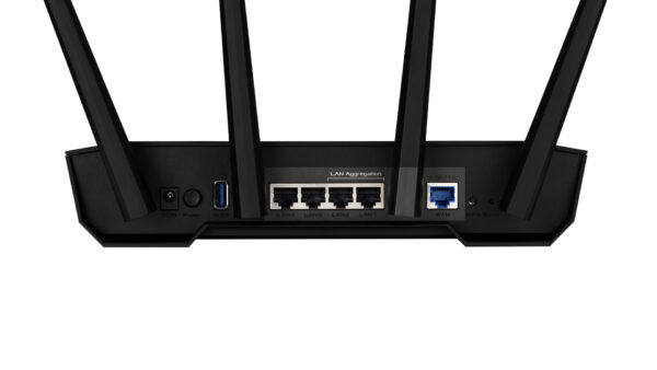 ASUS TUF Gaming AX3000 V2 draadloze router Gigabit Ethernet Dual-band (2.4 GHz / 5 GHz) Zwart, Oranje - Afbeelding 2