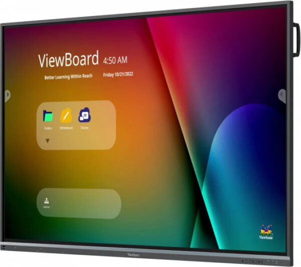 Viewsonic IFP6550-5F interactief whiteboard 165,1 cm (65") 3840 x 2160 Pixels Touchscreen Zwart HDMI - Afbeelding 3