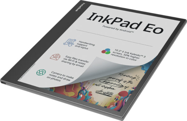 PocketBook InkPad Eo - Mist Grey e-book reader Touchscreen 64 GB Wifi Zwart, Grijs - Afbeelding 10
