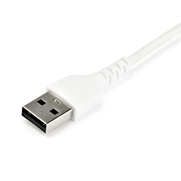 StarTech.com 1m USB A naar USB-C Oplaadkabel, Duurzame USB 2.0 Fast Charge & Sync USB A naar USB C Data Kabel, Rugged Aramide Ve - Afbeelding 3