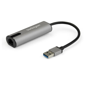 StarTech.com 2.5GbE USB A naar Ethernet Adapter, NBASE-T NIC, USB 3.0 Type A 2.5 GbE /1 GbE Multi Speed Gigabit Netwerk, USB 3.1