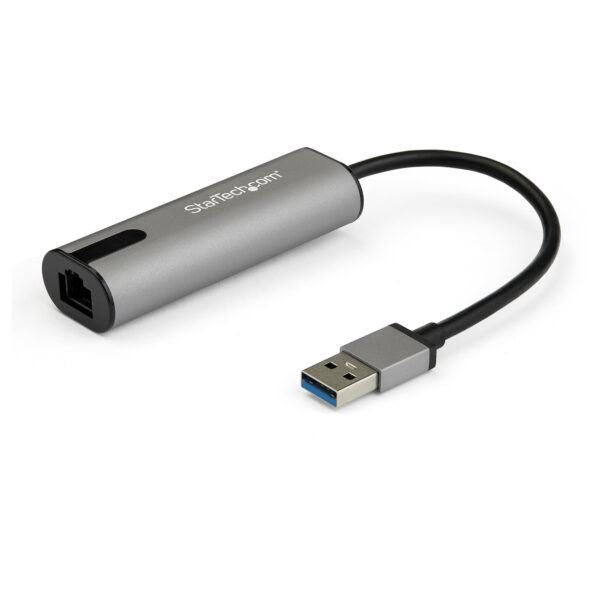 StarTech.com 2.5GbE USB A naar Ethernet Adapter, NBASE-T NIC, USB 3.0 Type A 2.5 GbE /1 GbE Multi Speed Gigabit Netwerk, USB 3.1
