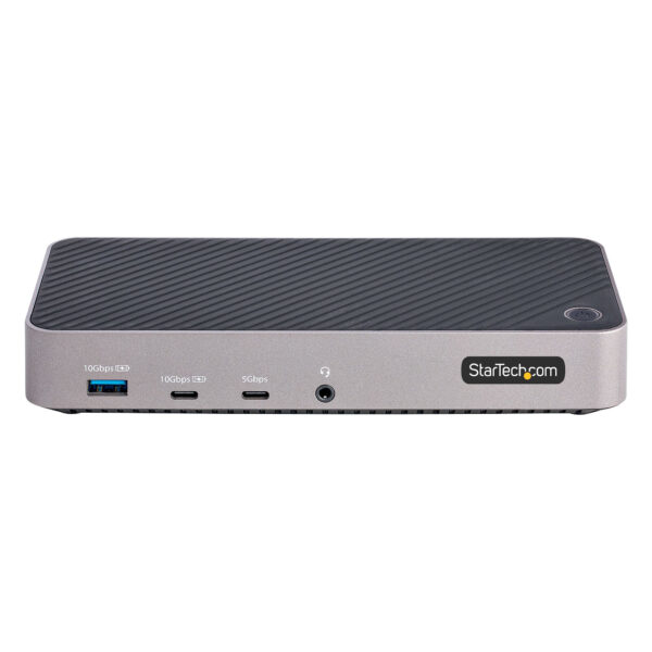 StarTech.com USB-C Triple Monitor Docking Station - HDMI/DP Triple 4k USB-C Dock - 5x USB Hub - GbE - 100W PD - Universeel Multi - Afbeelding 4
