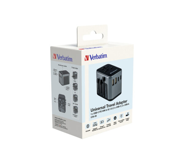 Verbatim 49545 netstekker adapter Universeel - Afbeelding 7