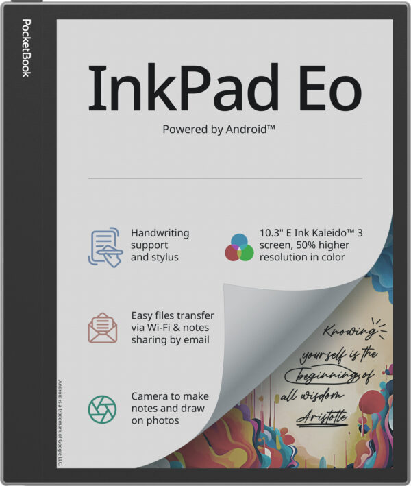 PocketBook InkPad Eo - Mist Grey e-book reader Touchscreen 64 GB Wifi Zwart, Grijs - Afbeelding 5