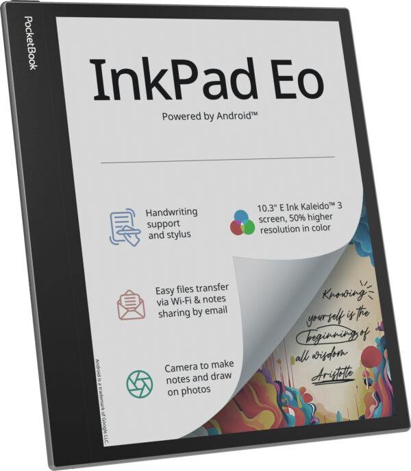 PocketBook InkPad Eo - Mist Grey e-book reader Touchscreen 64 GB Wifi Zwart, Grijs - Afbeelding 8