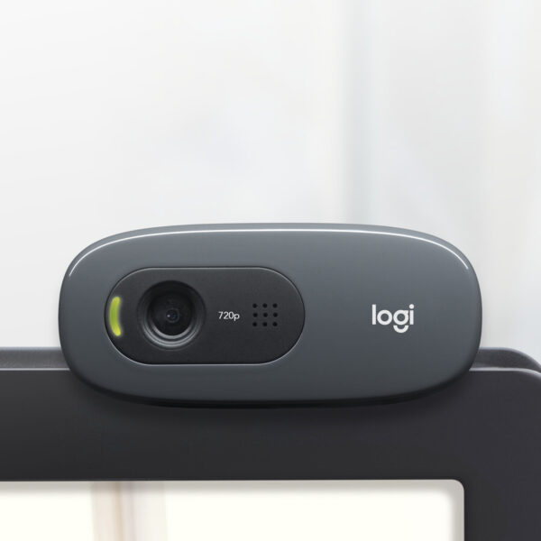 Logitech 960-001063 webcam 3 MP 1280 x 720 Pixels USB 2.0 Zwart - Afbeelding 3