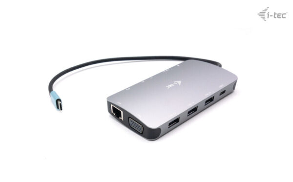 i-tec USB-C Nano Dock HDMI/VGA LAN+PD 100W - Afbeelding 4
