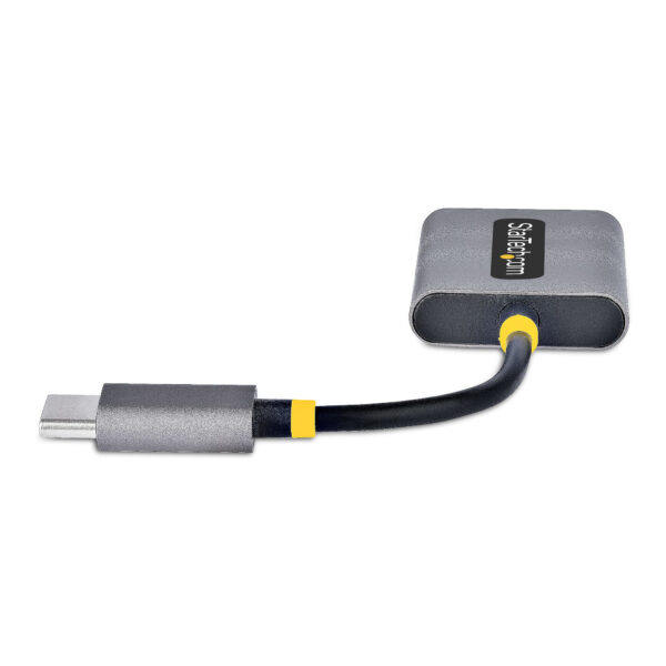 StarTech.com USB-C Headphone Splitter, USB Type C Dual Headset Adapter met Mic Input, USB C naar 3.5mm Audio Adapter/Earphone Do - Afbeelding 4