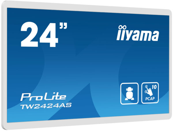 iiyama TW2424AS-W1 beeldkrant Digitale signage flatscreen 60,5 cm (23.8") Wifi 250 cd/m² 4K Ultra HD Zwart Touchscreen Type proc - Afbeelding 2