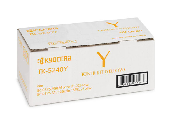 KYOCERA TK-5240Y tonercartridge 1 stuk(s) Origineel Geel - Afbeelding 2