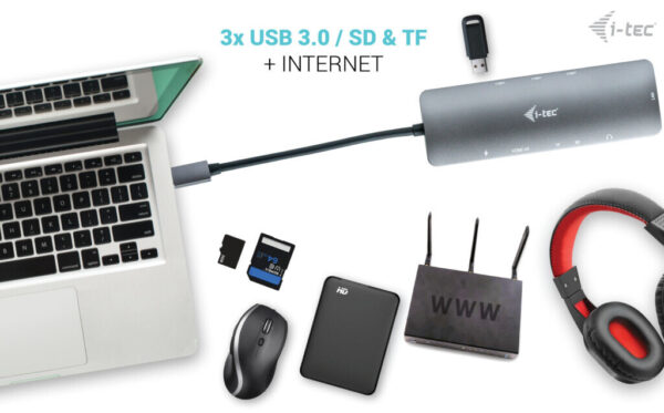 i-tec USB-C Nano Docking 4K HDMI LAN + PD 100W - Afbeelding 12