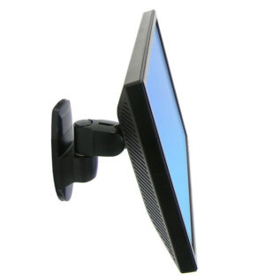 Ergotron 200 Series Wall Mount Pivot flat panel bureau steun 61 cm (24") Muur Zwart
