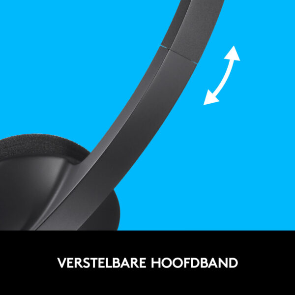 Logitech H340 USB Computer Headset Met digitale audio - Afbeelding 7