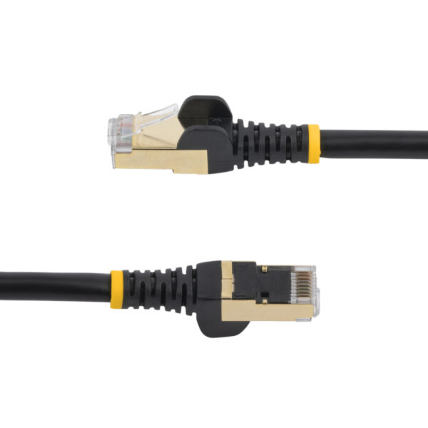 StarTech.com 1m zwart Cat6a Ethernet netwerkkabel shielded (STP) Cat6a patchkabel Cat 6a - Afbeelding 2