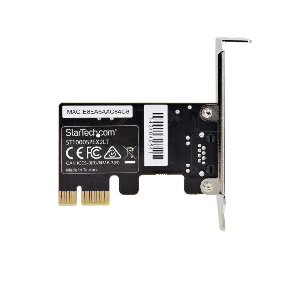 StarTech.com 1-Port Gigabit PCIe Ethernet Adapter Kaart, Low-Profile Netwerkkaart, 10/100/1000Mbps PCI Express NIC, Realtek RTL8 - Afbeelding 6