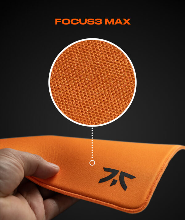 Fnatic Focus3 MAX L Game-muismat Oranje - Afbeelding 4