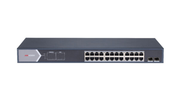 Hikvision DS-3E1526P-SI netwerk-switch Managed L2 Gigabit Ethernet (10/100/1000) Power over Ethernet (PoE) Zwart