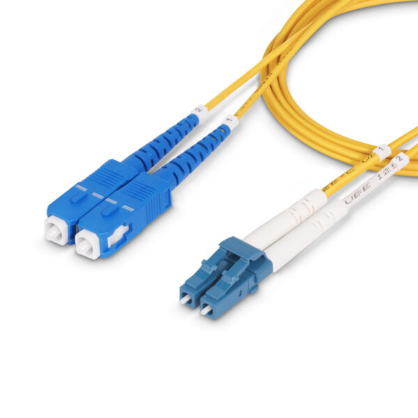 StarTech.com 10m LC naar SC (UPC) OS2 Single Mode Duplex Glasvezel Kabel, 9/125µm, Laser Optimized, 100G, Flexibel Buigen, Low I - Afbeelding 7