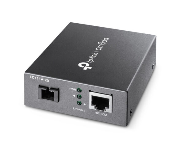 TP-Link Omada FC111A-20 netwerk media converter 100 Mbit/s Single-mode Zwart