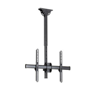 StarTech.com TV Plafondbeugel, Full-Motion Universele Ophangbeugel, VESA Beugel voor Single 32”-75" TVs / Displays, Kantelen/Zwe