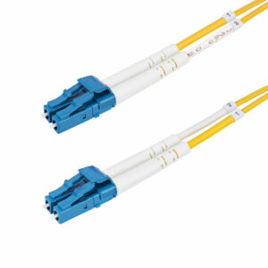 StarTech.com 10m LC naar LC (UPC) OS2 Single Mode Duplex Glasvezel Kabel, 9/125µm, Laser Optimized, 100G, Flexibel Buigen, Low I