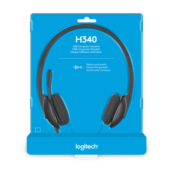 Logitech H340 USB Computer Headset Met digitale audio - Afbeelding 9