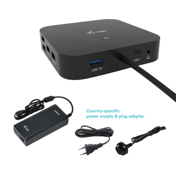 i-tec USB-C HDMI DP DockingWith PD 100W/C100W - Afbeelding 9