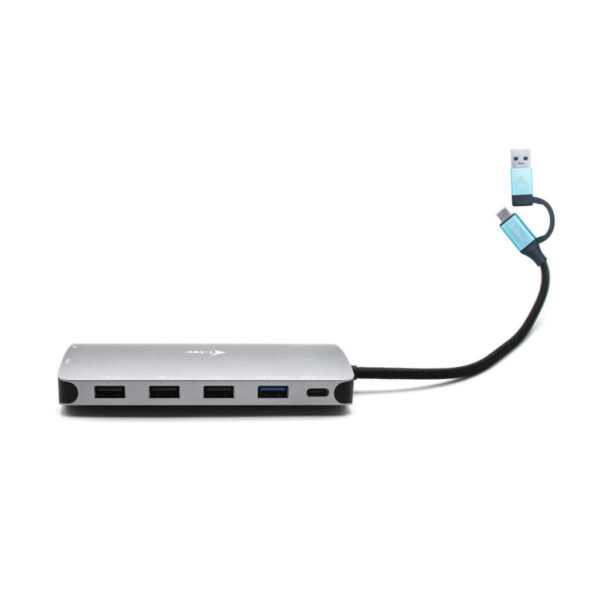 i-tec USB3.0 USB-C/TB3 3x Metal Nano Dock - Afbeelding 3