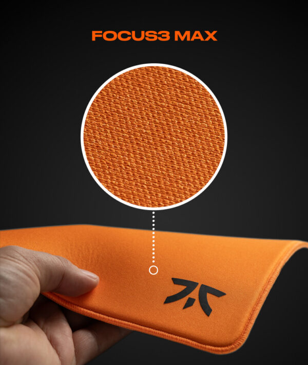 Fnatic Focus3 MAX L Game-muismat Oranje - Afbeelding 4