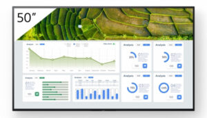 Sony FW-50BZ30L/TM beeldkrant Digitale signage flatscreen 127 cm (50") LCD Wifi 440 cd/m² 4K Ultra HD Zwart Android 24/7