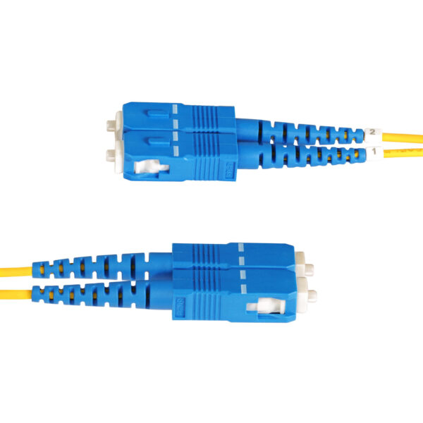 StarTech.com 10m LC naar SC (UPC) OS2 Single Mode Duplex Glasvezel Kabel, 9/125µm, Laser Optimized, 100G, Flexibel Buigen, Low I - Afbeelding 4