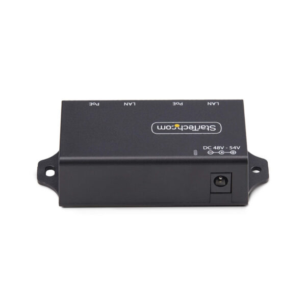 StarTech.com 2-Port Gigabit Midspan PoE+ Injector, 10/100/1000Mbps, PoE+ (802.3af/at), 30W, 1Gbps Ethernet, Wandmonteerbaar, Onb - Afbeelding 4
