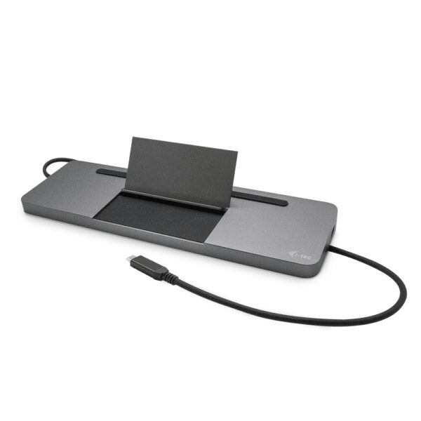i-tec Metal SB-C Ergonomic 4K 3x Display Docking Station with Power Delivery 85 W + Universal Charger 100 W - Afbeelding 2