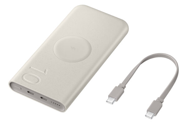 Samsung EB-U2510XUEGEU powerbank 10000 mAh Draadloos opladen Beige - Afbeelding 6