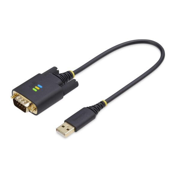 StarTech.com 30cm USB naar Serieel Adapter/Converter Kabel, COM Retention, Verwisselbare DB9 Schroeven/Moeren, USB-A naar DB9 RS - Afbeelding 2