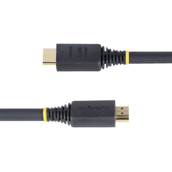 StarTech.com 5m Premium Gecertificeerde High Speed HDMI Kabel, 4K 60Hz/1440p 144Hz, HDR10/HDCP 2.2/ARC, 18Gbps, UHD HDMI 2.0 Kab - Afbeelding 4