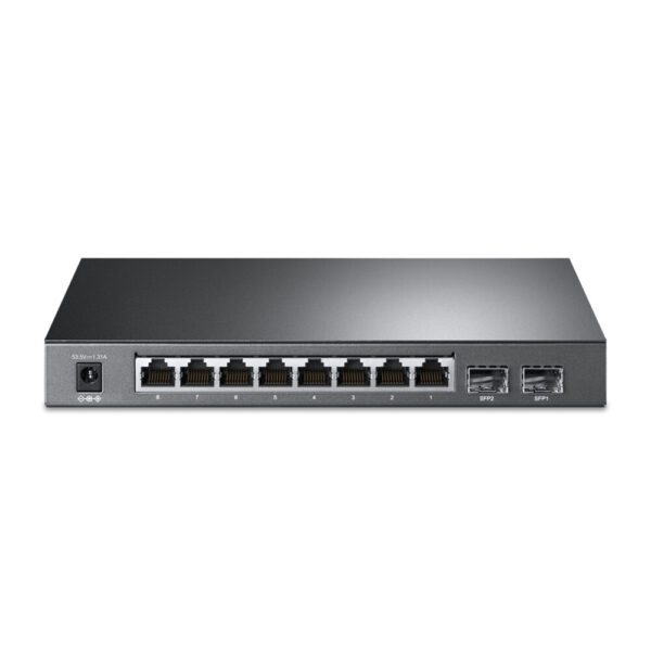 TP-Link TL-SG2210P Managed L2 Gigabit Ethernet (10/100/1000) Power over Ethernet (PoE) Zwart - Afbeelding 3