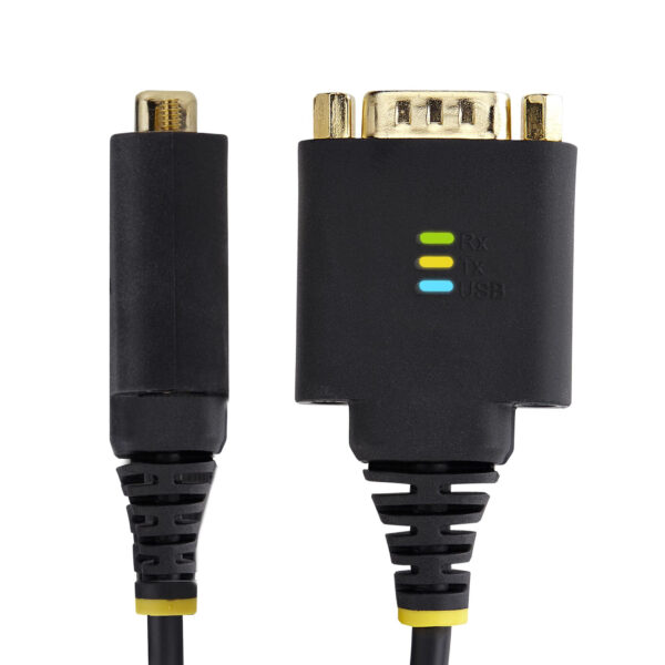 StarTech.com 30cm USB naar Serieel Adapter/Converter Kabel, COM Retention, Verwisselbare DB9 Schroeven/Moeren, USB-A naar DB9 RS - Afbeelding 3