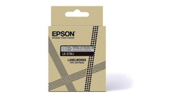 Epson LK-5TWJ Transparant, Wit - Afbeelding 3