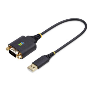StarTech.com 30cm USB naar Serieel Adapter/Converter Kabel, COM Retention, Verwisselbare DB9 Schroeven/Moeren, USB-A naar DB9 RS