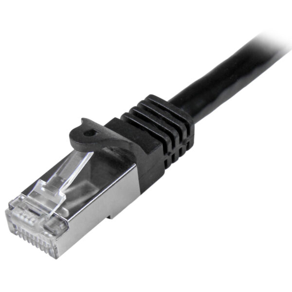 StarTech.com N6SPAT50CMBK netwerkkabel Zwart 0,5 m Cat6 SF/UTP (S-FTP) - Afbeelding 2