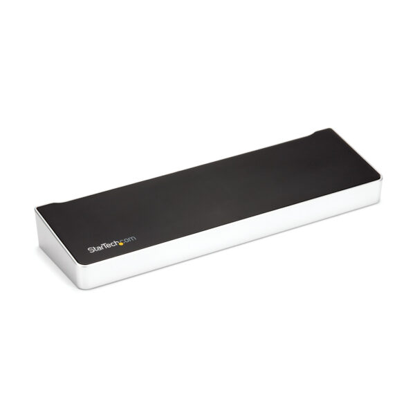 StarTech.com 4K USB-C Dock, Triple UHD 4K Monitor Docking Station, Mac & Windows, USB C to HDMI & DisplayPort, 100W Power Delive