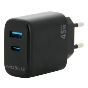 Mobilis 001363 oplader voor mobiele apparatuur Universeel Zwart AC Auto