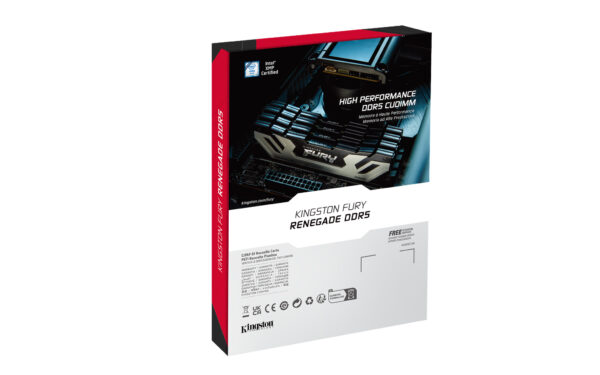 Kingston Technology FURY 48GB 8400MT/s DDR5 CL40 CUDIMM (set van 2) Renegade Silver XMP - Afbeelding 4