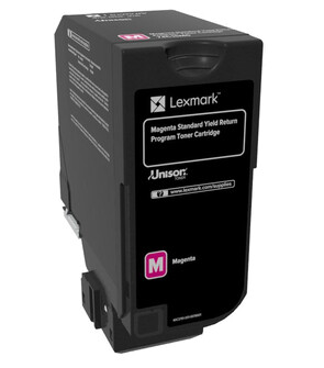 Lexmark 74C2SM0 tonercartridge 1 stuk(s) Origineel Magenta