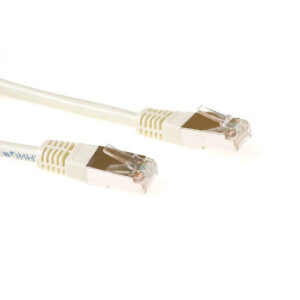 ACT Ivoor 1 meter F/UTP CAT5E patchkabel met RJ45 connectoren