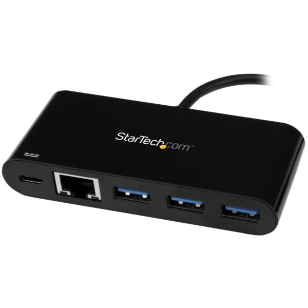 StarTech.com USB-C naar Ethernet adapter met 3 poorts USB 3.0 hub en Power Delivery - Afbeelding 4