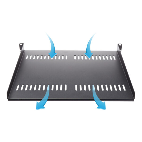 StarTech.com 1U Server Rack Schap - Universele Geventileerde Rack Mount Cantilever Shelf voor 19" Netwerk Kast & Apparatuur - He - Afbeelding 3